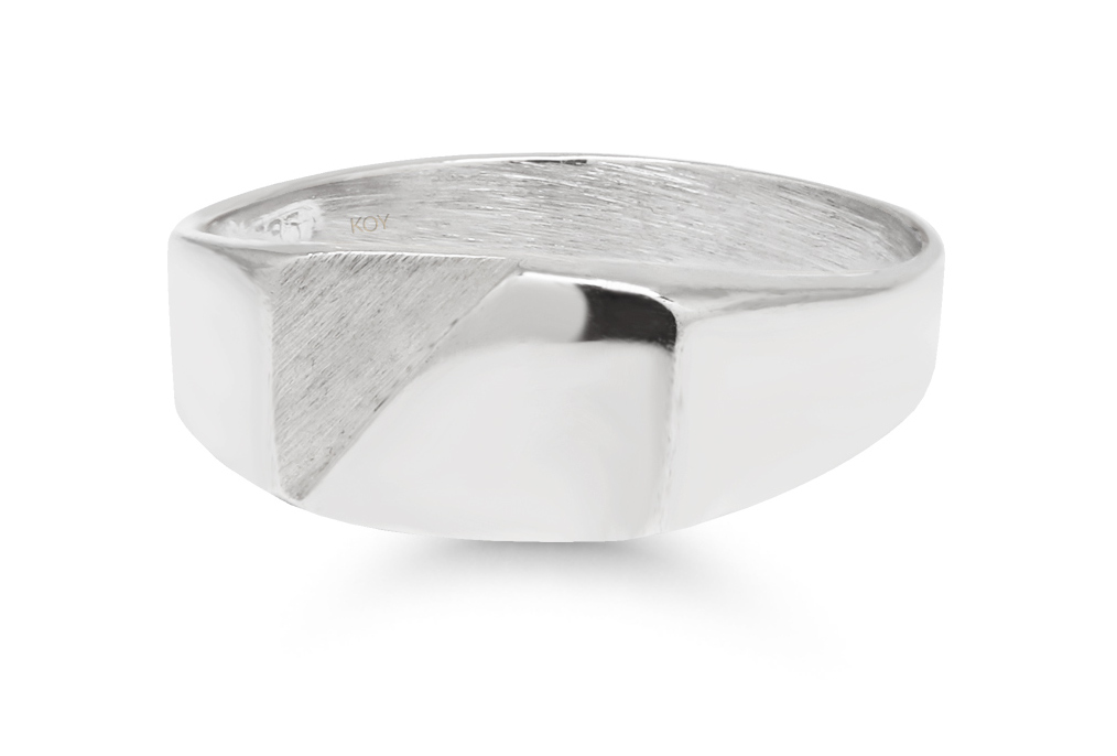 Silver babtism ring H77