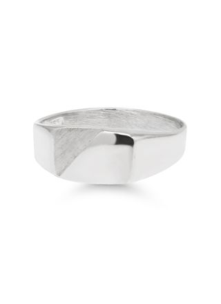 Silver babtism ring H77