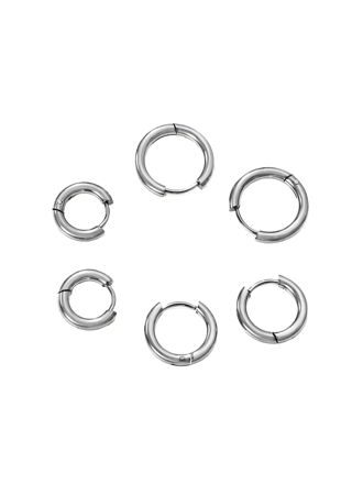 Madoww Halo Huggies Trio earring set
