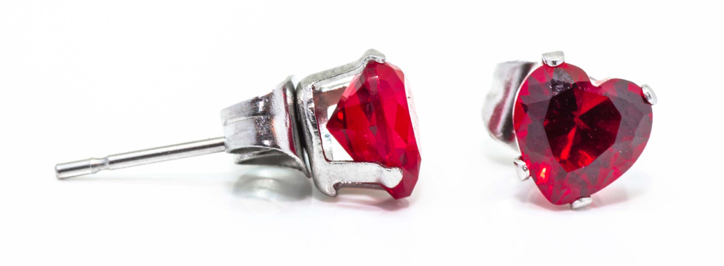 Hopeapuro honey red earrings