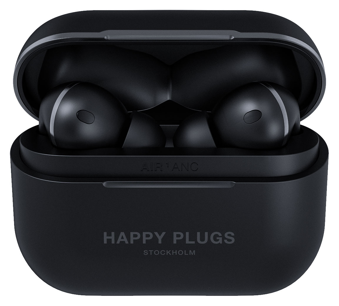 Happy plugs air 1 plus 2025 black