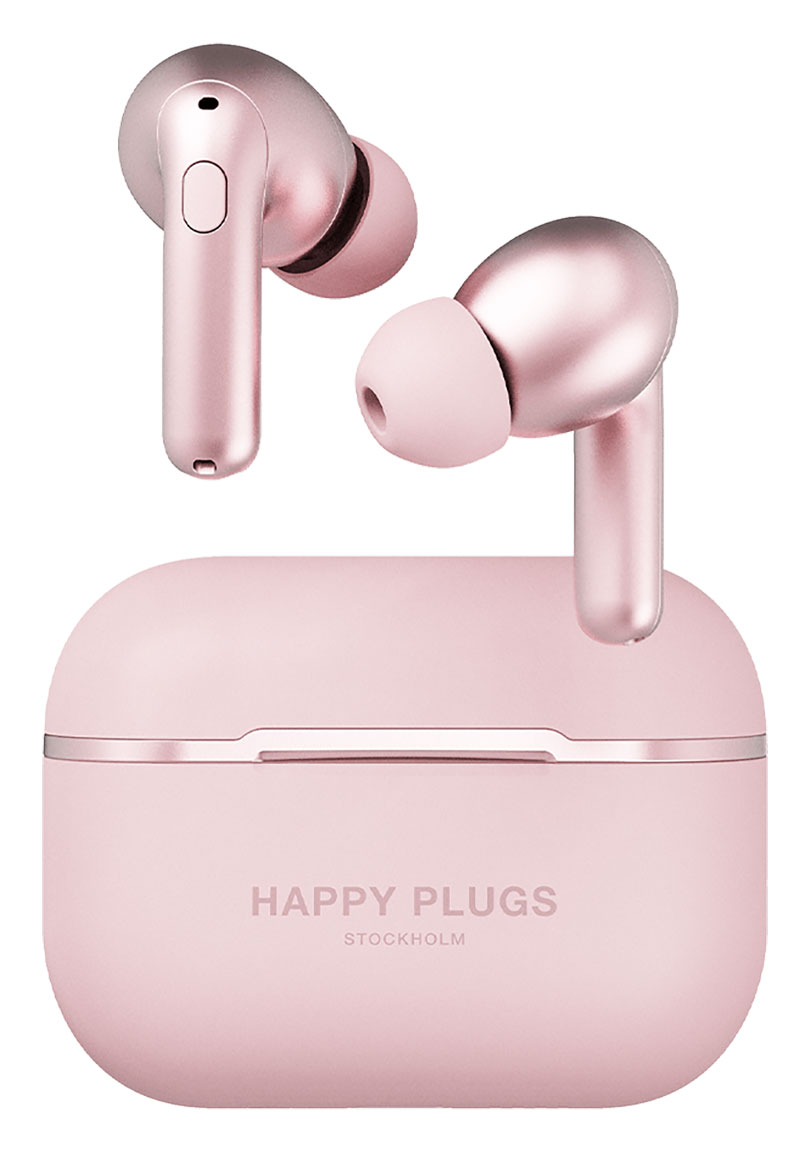 Happy Plugs Air 1 Zen Pink Gold Headphones 1693
