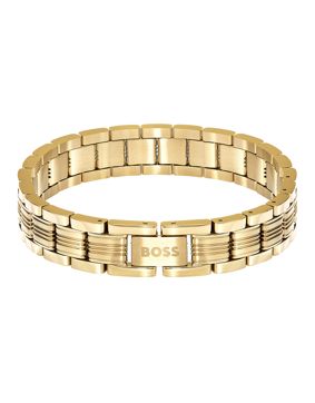 Boss Emblem bracelet gold-plated 1580887