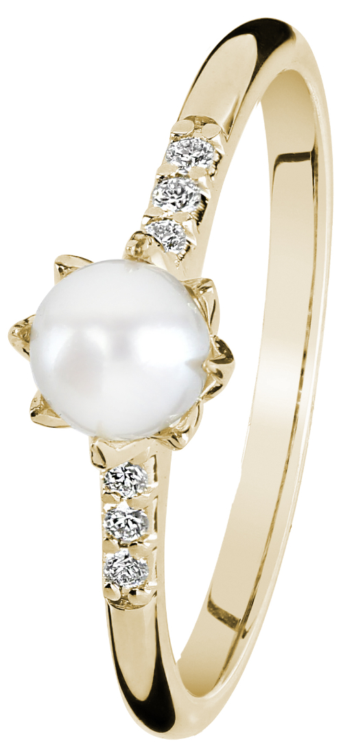 Kohinoor pearl ring Rosa 033-260-06-155