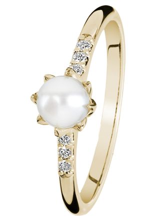 Kohinoor pearl ring Rosa 033-260-06