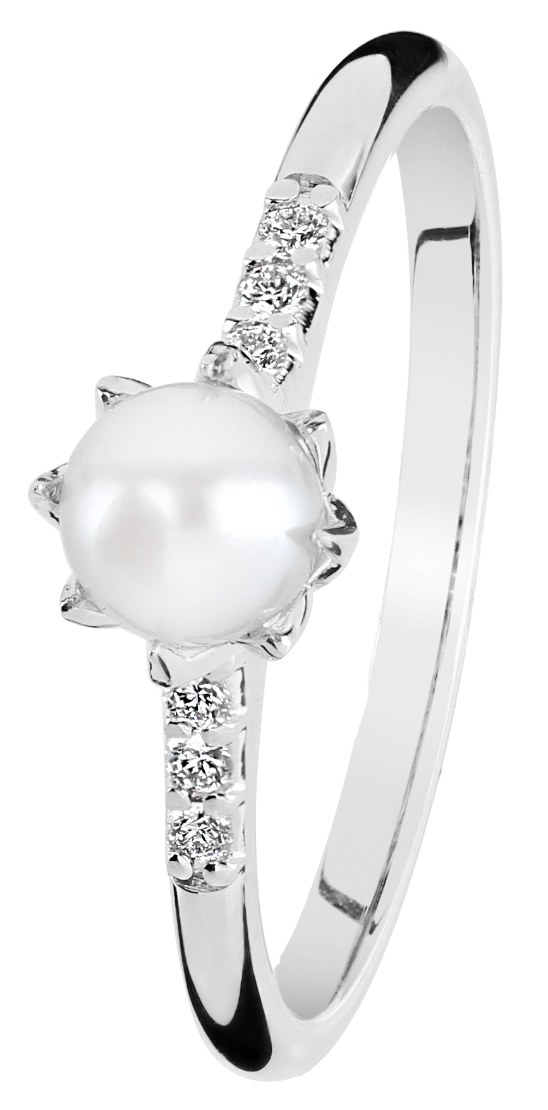 Kohinoor pearl ring Rosa 033-260V-06