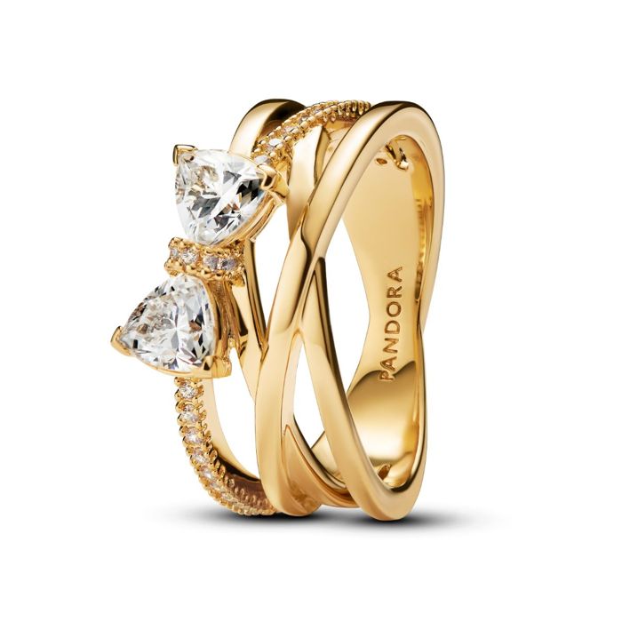 Ring Set Pandora Wedding Ring Price Pandora Timeless Bow 14k Gold