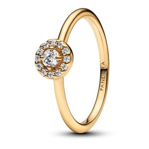 Pandora Timeless 14k Gold-plated ring clear cz 163554C01