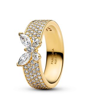 Pandora Timeless Sparkling Butterfly Gold-Plated Ring 164270C01