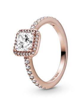 Pandora Square Sparkle Halo ring 188862C01