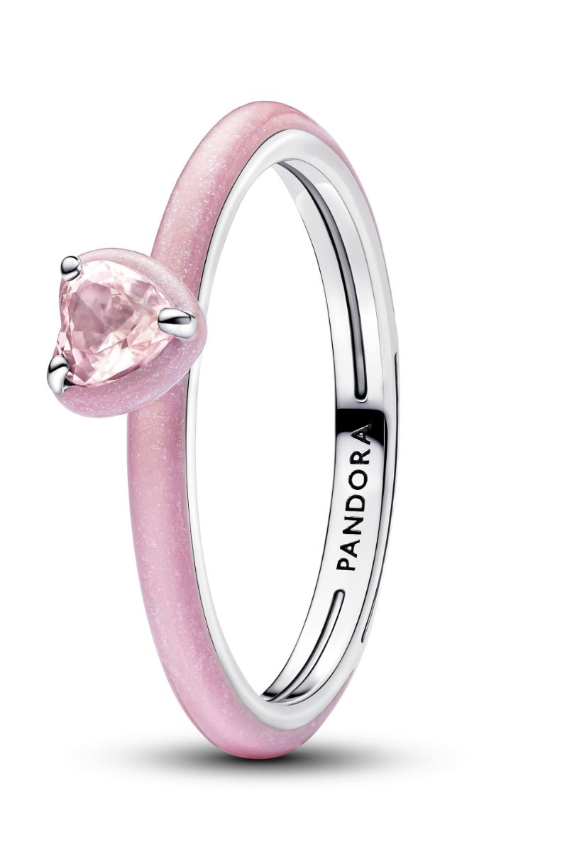 Pandora Moments pink chackra ring 193088C02-54