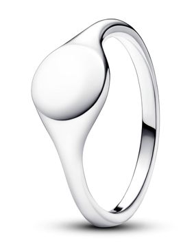 Pandora Moments Engravable Signet Ring Sterling silver 193093C00