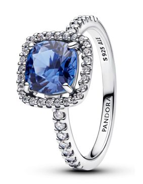 Pandora Timeless blue halo-ring silver 193550C01