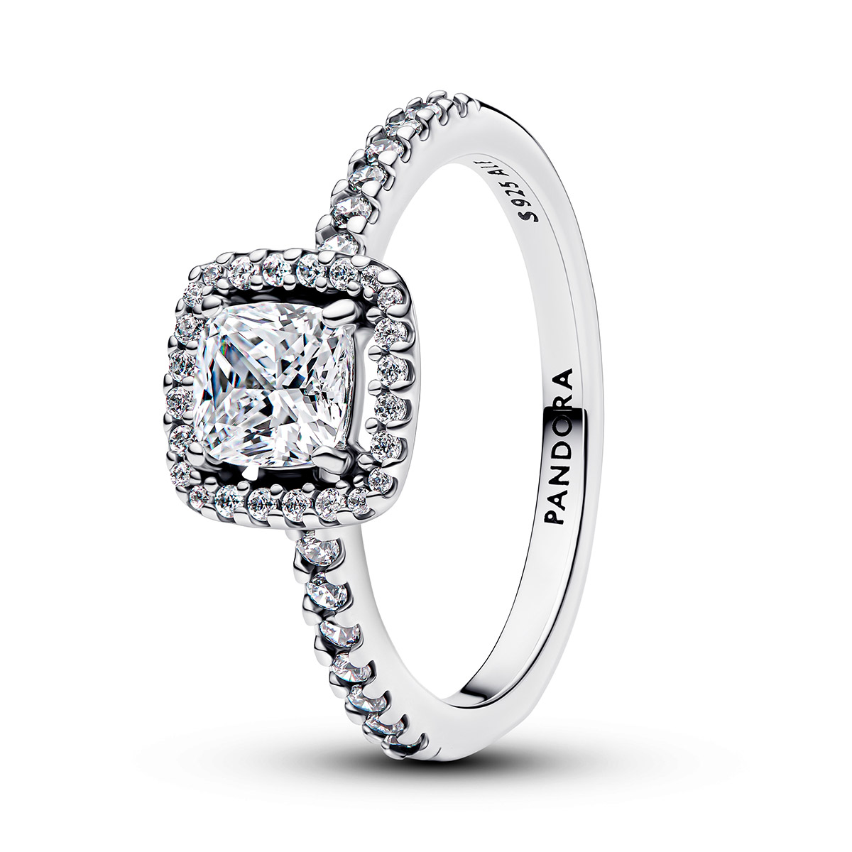 Pandora Timeless Sparkling Halo Silver Ring 193555C02