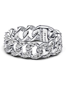 Pandora Timeless Cuban Chain silver ring 193557C01