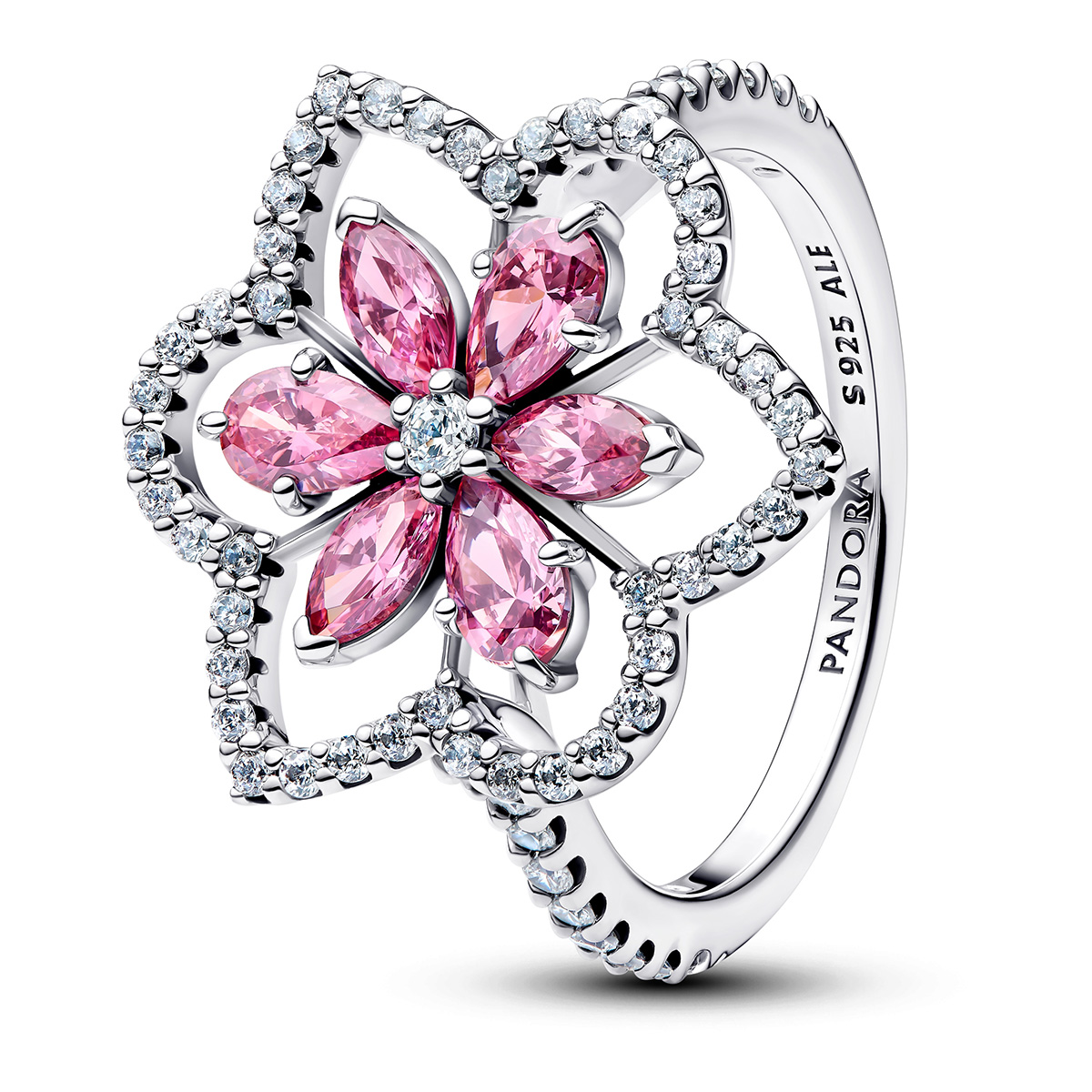 Pandora Timeless double flower ring silver 194577C01-60
