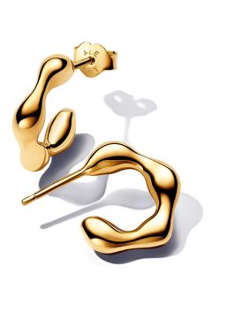 Pandora Essence 14k Gold-plated hoops 263269C00