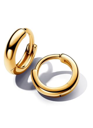Pandora Essence 14k Gold-plated hoop earrings 263286C00