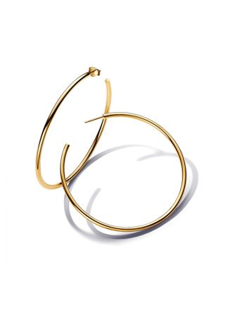 Pandora Essence 14k Gold-plated 65 mm hoop earrings 263312C00