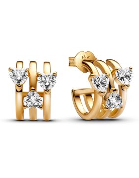 Pandora Timeless triple earrings goldplated 263656C01