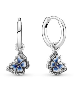 Pandora Blue Butterfly earrings 290778C01