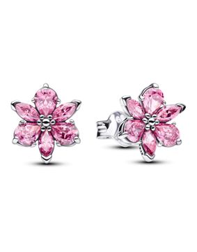 Pandora Timeless pink earrings silver 292633C02