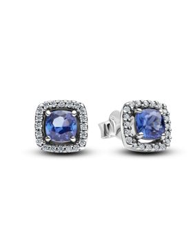 Pandora Timeless Halo earrings blue 293551C01