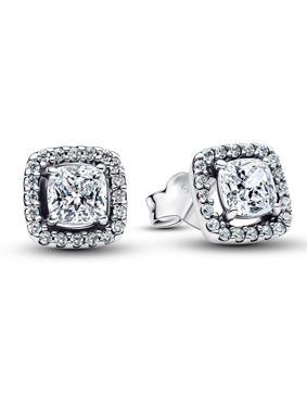 Pandora Timeless Halo Silver Earrings 293551C02