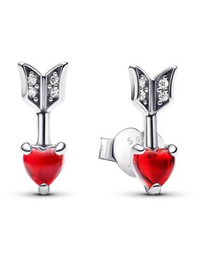 Pandora Moments earrings red 293668C01