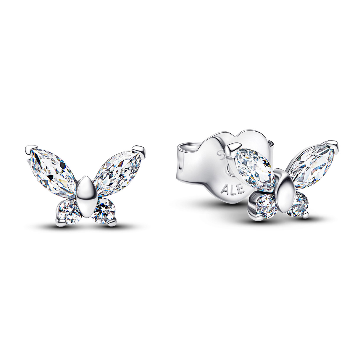 Pandora Timeless Butterfly Silver Earrings 294263C01