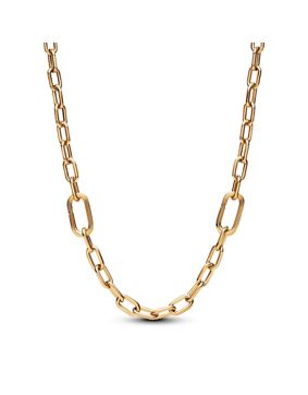 Pandora ME Small-Link Chain necklace 14k Gold-plated 369685C00-50