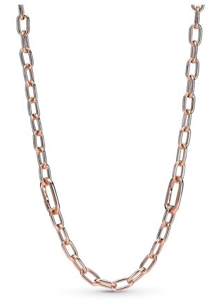 Pandora Me Necklace Link Chain 14k Rose Gold-Plated 389685C00-50