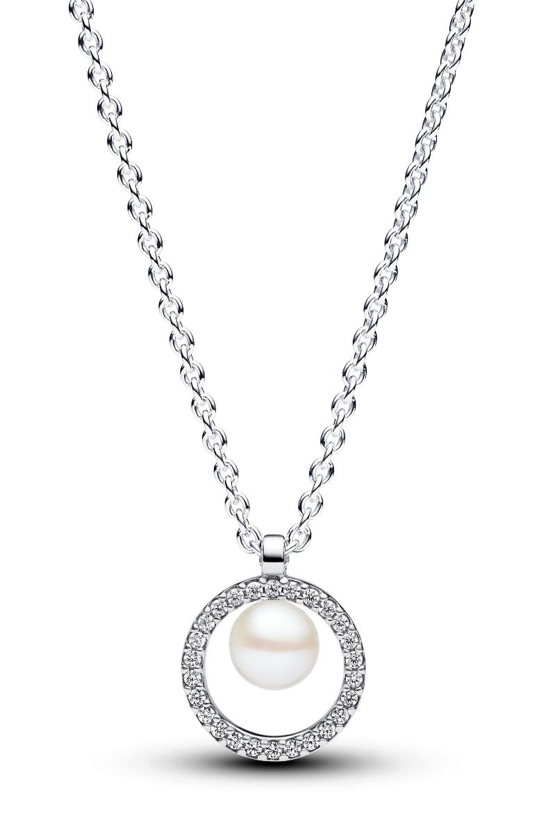 Pandora Timeless Sparkling round halo sterling silver