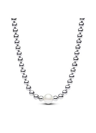 Pandora Timeless Pearls & Beads Collier Sterling Silver necklace 393176C01-45