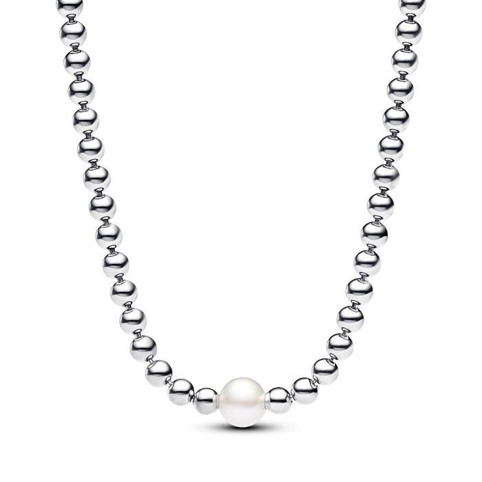 Pandora Timeless Pearls Beads Collier Sterling Silver necklace