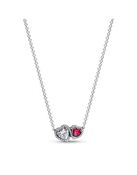 Pandora Moments double hearts necklace 393632C01-45