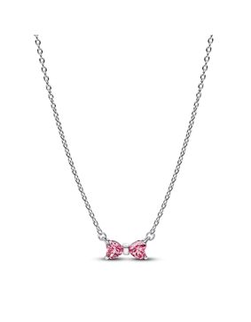 Pandora Timeless Pink Bow Necklace 45 cm 394235C01-45