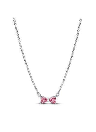 Pandora Timeless Pink Bow Necklace 45 cm 394235C01-45