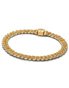 Pandora Timeless Cuban Chain 14k gold plated bracelet 563008C01