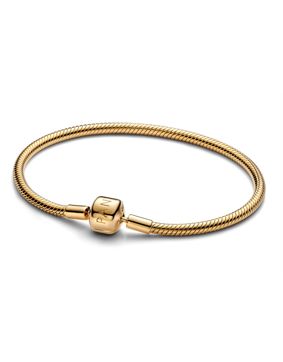 Pandora Moments Snake chain 14k gold-plated bracelet 563390C00