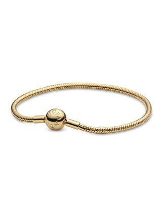 Pandora Moments Snake Chain 14k Gold-Plated bracelet 568748C00