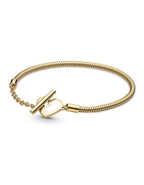 Pandora Moments Heart T-Bar Snake Chain bracelet 569285C00