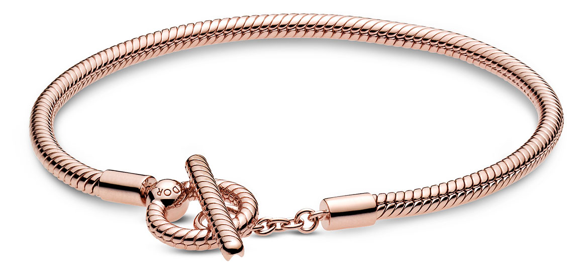 Pandora Moments T-bar Snake Chain Bracelet 589087C00