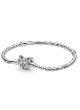 Pandora Moments Butterfly Clasp Snake Chain Bracelet 590782C01