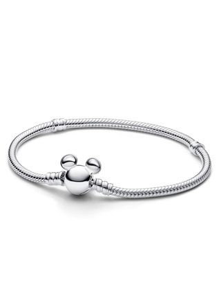 Pandora Disney x Pandora Mickey Mouse Clasp Moments Snake Chain Bracelet Sterling silver bracelet 593061C00