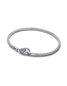 Pandora Moments Pave-clasp bracelet 594462C01