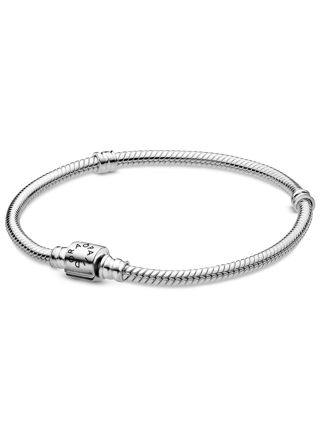 Pandora Moments Barrel Clasp Snake Chain Bracelet 598816C00