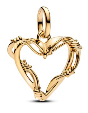 Pandora ME wire heart charm 762526C00