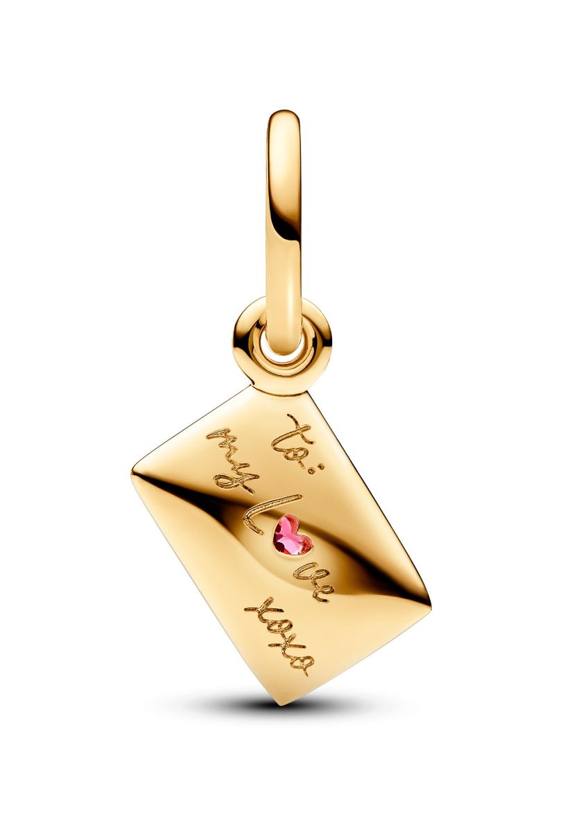 Pandora Moments Love Letter Envelope Dangle Charm 14k Gold-plated charm 762606C01