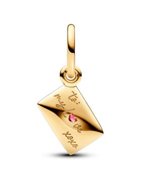 Pandora Moments Love Letter Envelope Dangle Charm 14k Gold-plated charm 762606C01